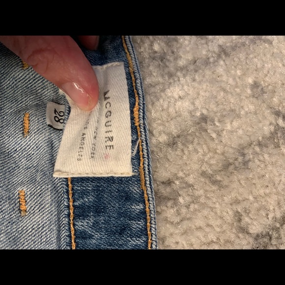 RARE 🍀 McGuire Denim Columbier button-front skirt - Picture 3 of 5